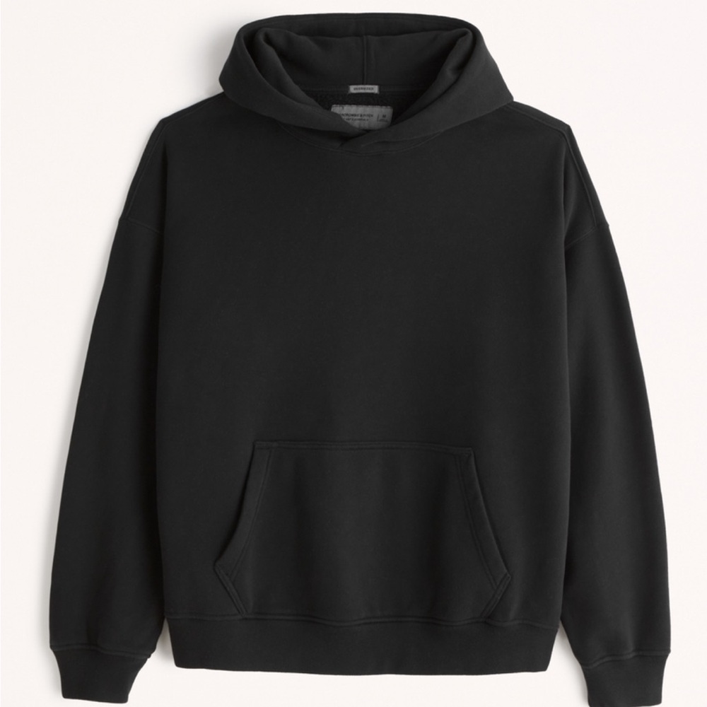 Abercrombie Oversized Black Hoodie